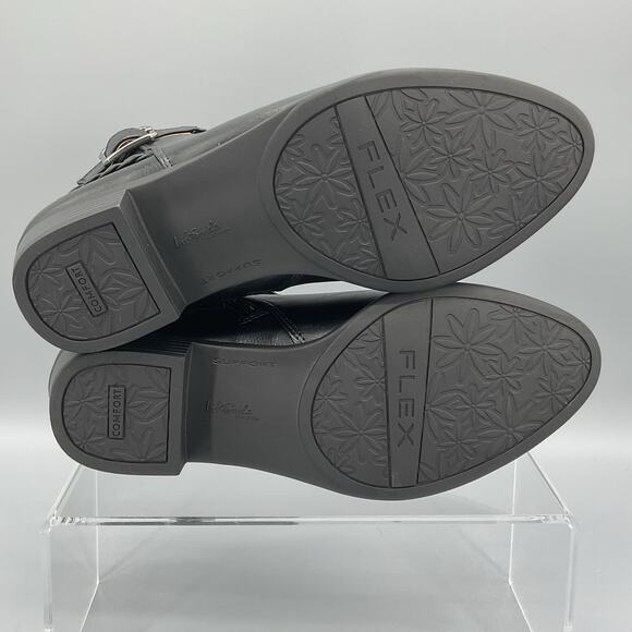 NEW Lifestride Women’s Adriana Ankle Boots Black Size 10W - Picture 8 of 10